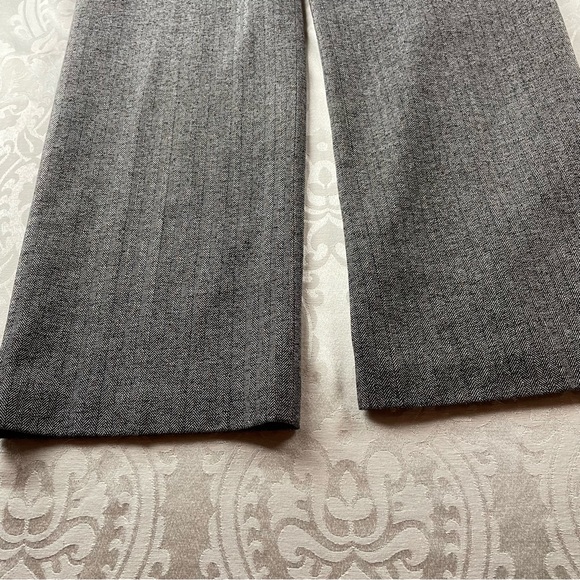 Claiborne Suits Gray Herringbone Trousers Size 16 - Picture 6 of 10